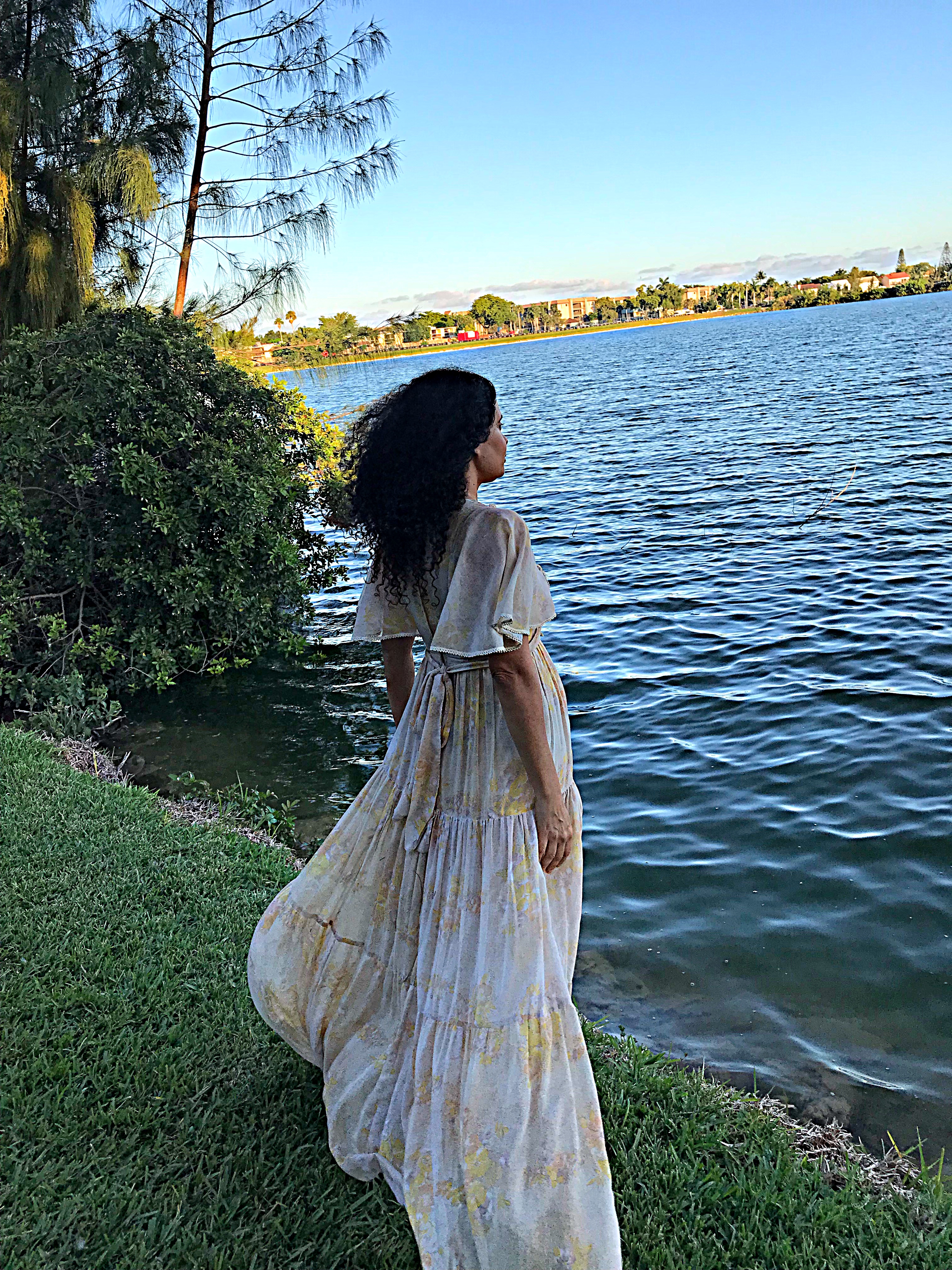 Lourdes Valentin  Enjoying The Lake Color 