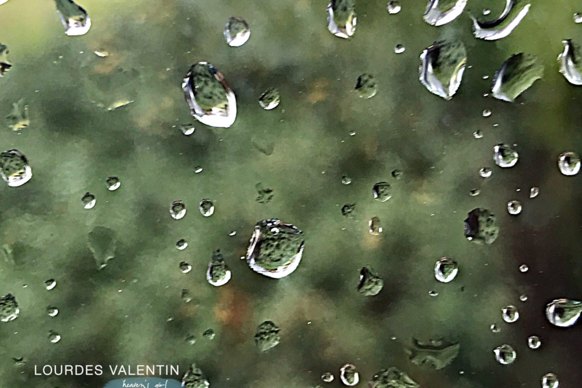 Journey into a Beautiful World Tribute to the rain Window Pane Pic